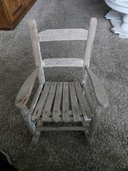 Vintage Toddler Size Rocking Chair