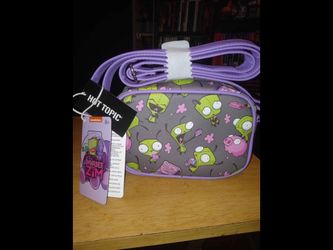 Brand new Loungefly Invader Zim GIR & Pig Crossbody Bag