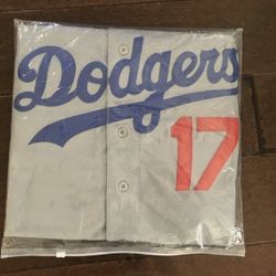 Dodgers Ohtani Grey Jersey Men Sizes (Small To 3Xl) 