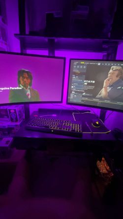 Septre Double Curve 24 inch monitor set with stands