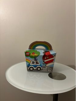 LEGO Duplo Helicopter and Police Car