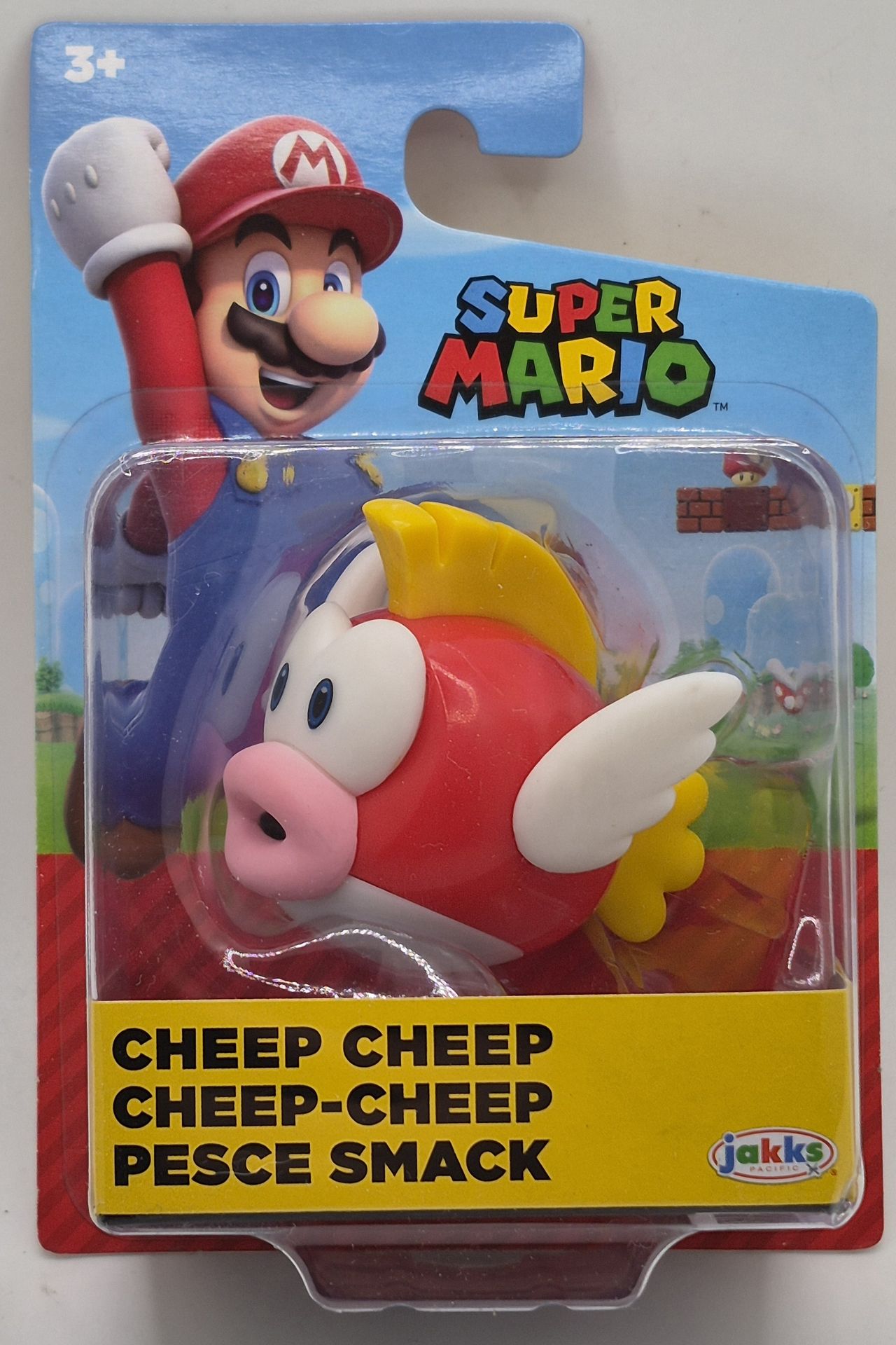 World Of Nintendo Super Mario 2.5" Jakks Collectible figure Cheep Cheep