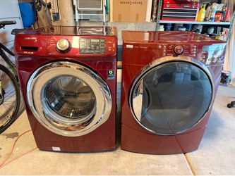 Samsung Steam Washer + Kenmore Elite HE5 Steam Dryer Set