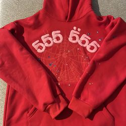 Red Sp5der 555 Hoodie 