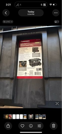 Husky rolling toolbox