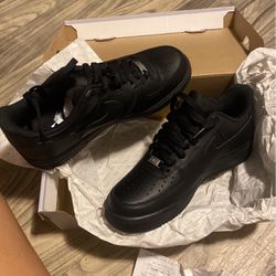 NEW Black Air Force Ones 
