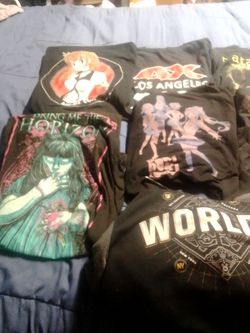ANI -ME   T- SHIRTS   and  hoidies