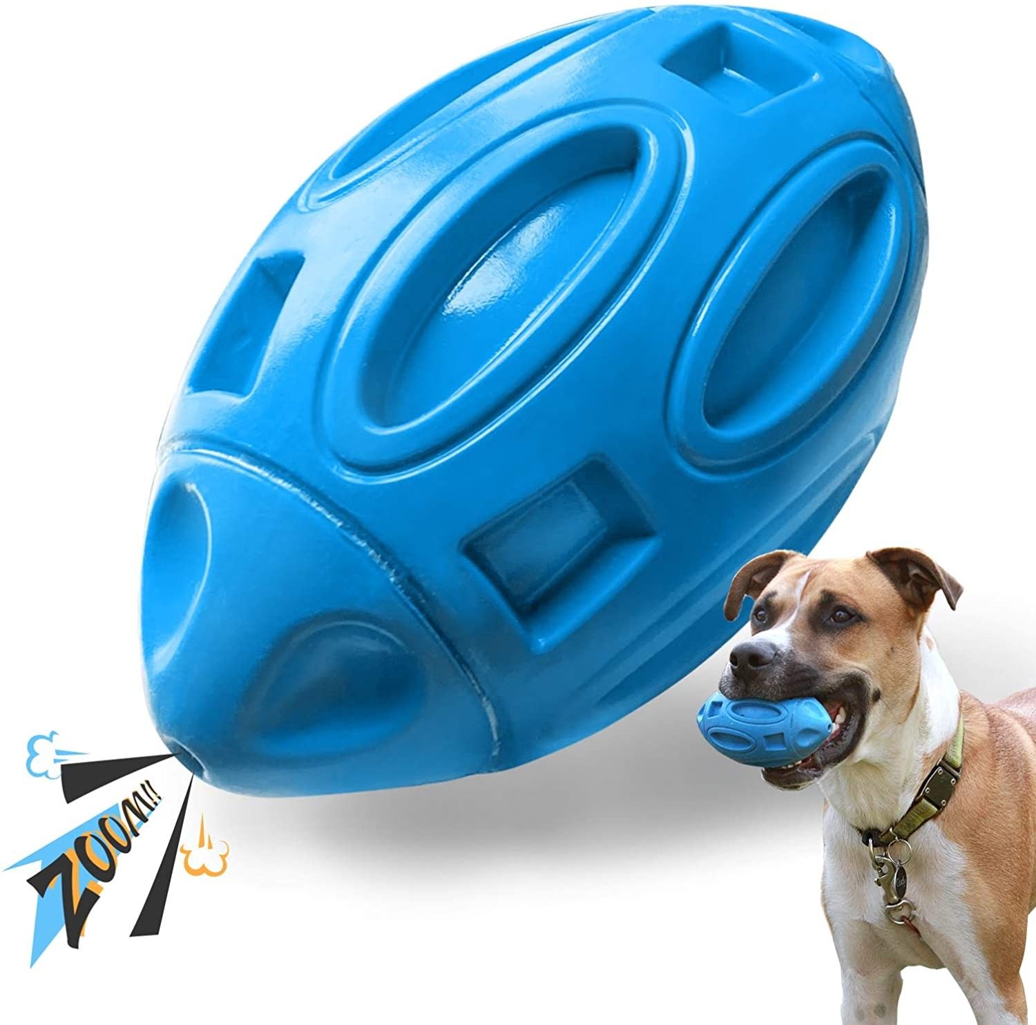 EASTBLUE Squeaky Dog Toy for Aggressive Chewers