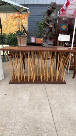 Bamboo table