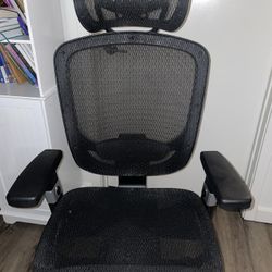 High Back Office Chair with Reclining & Lumbar Support, Adjustable Headrest