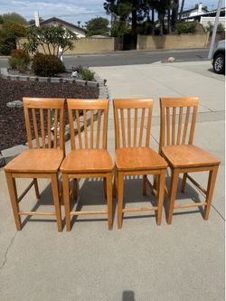 Bar stools.    Wood