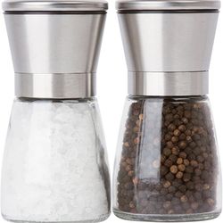 Salt and Pepper Grinder Set,2pcs (X002NAN2P1)