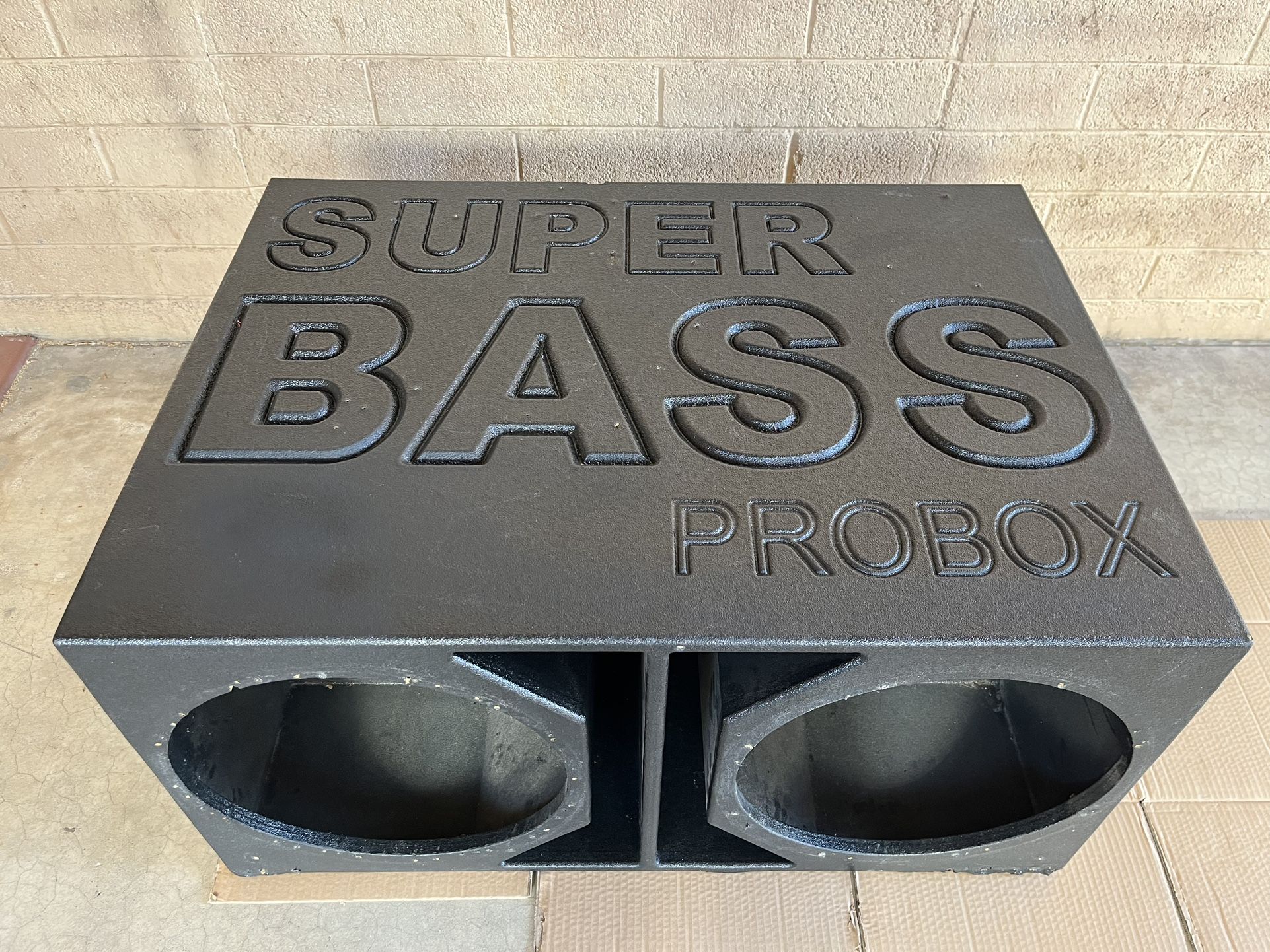 Super Bass Heavy Duty Probox For 2-15 Inch Subwoofers -$165