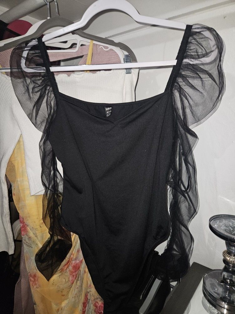 Black Bodysuit Sz M