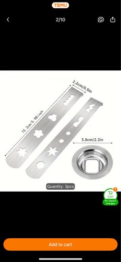 Stainless Steel Cookie Cutter Strips Set
