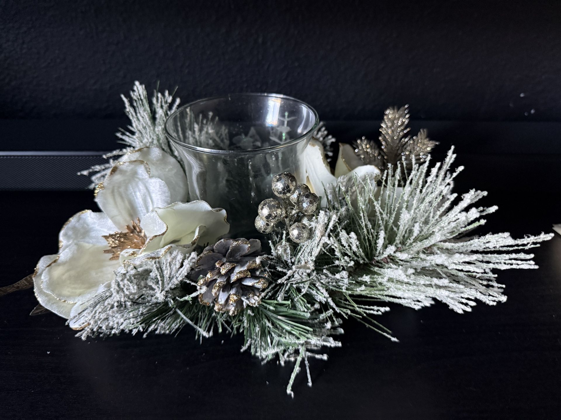 Holiday Candle Holder Centerpiece