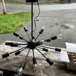 18 point mid century chandler w/ extra bulbs