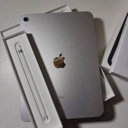 iPad 10th Gen, WiFi+Cellular 256GB Silver+ Apple Pencil 