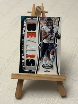 DJ Moore Panini Certified PATCH Card BEARS