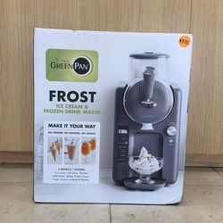 GREEN PAN FROST ICE CREAM & FROZEN DRINK MAKER