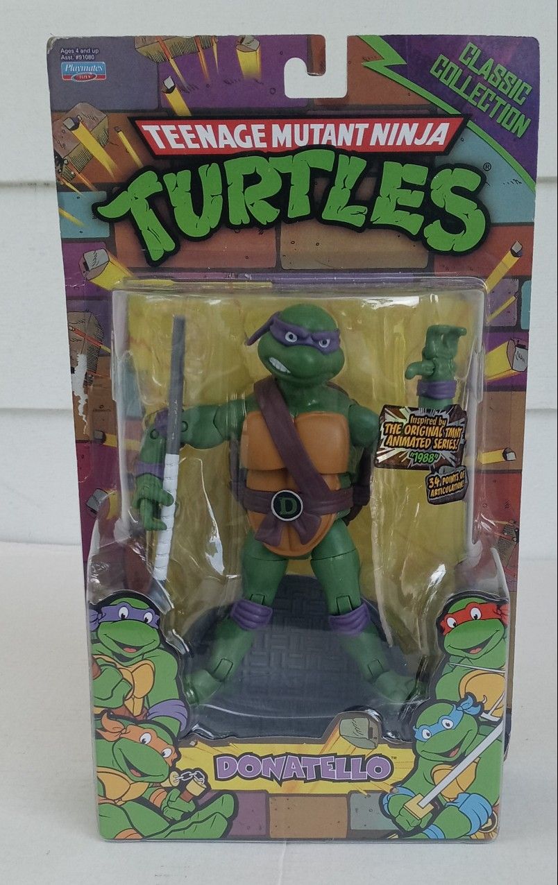 Playmate Toys - Teenage Mutant Ninja Turtles - Classic Collection 6 Each Tall  Donatello Action Figure - New -