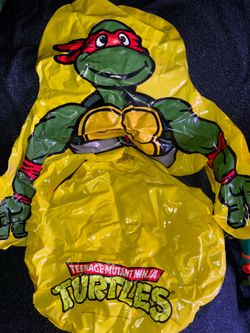 Vintage Ninja Turtle TMNT 1989 Inflatable TV Chair