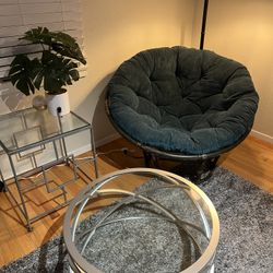 Comfy Chair And Two Side Tables