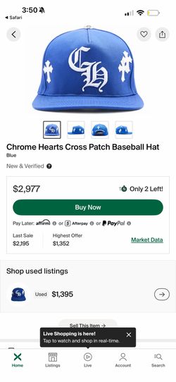 Chrome hearts hat