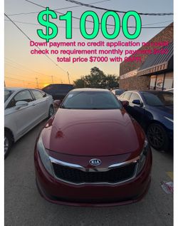 2012 Kia forty no credit applications
