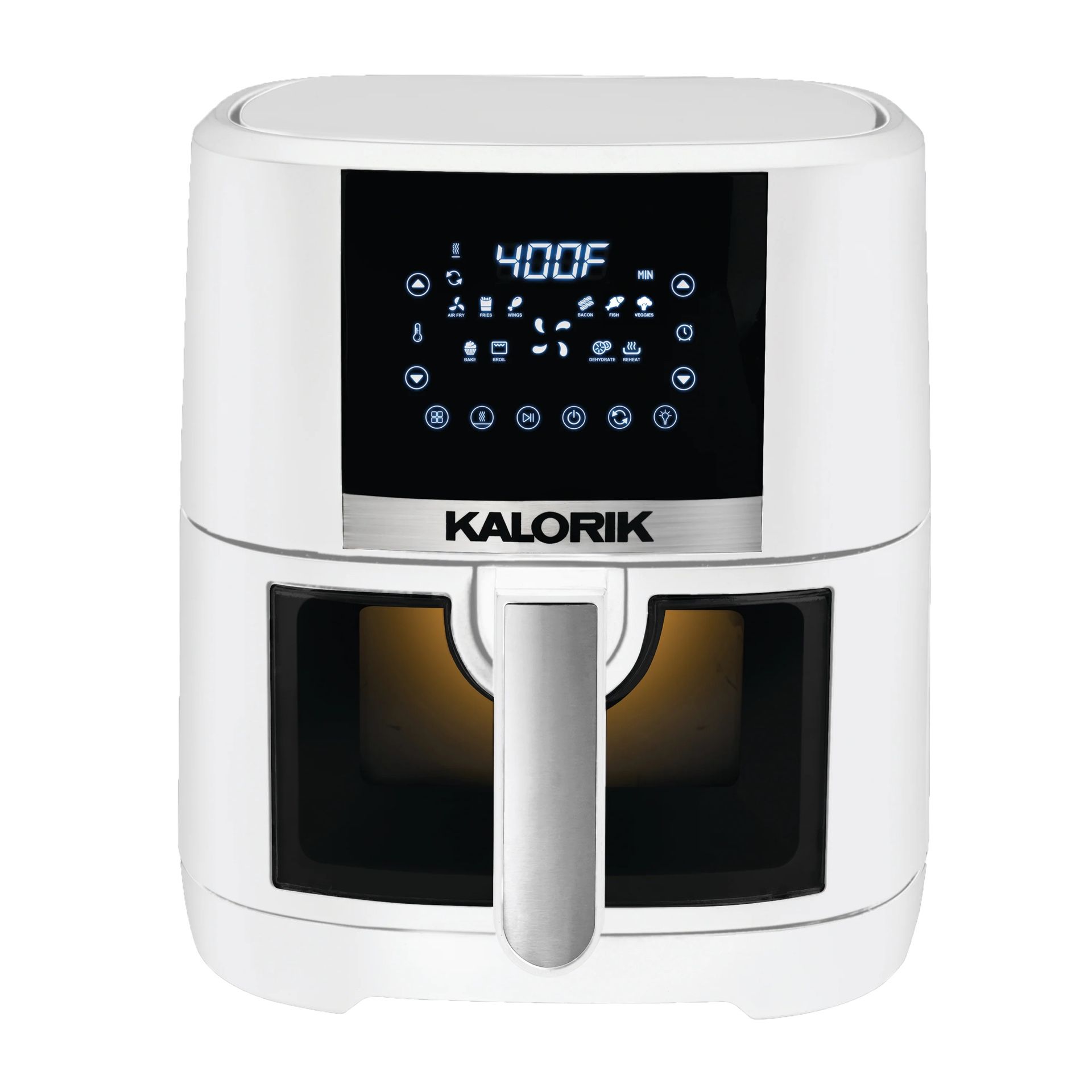OPEN BOX- Kalorik® 5 Quart Air Fryer with Ceramic Coating and Window