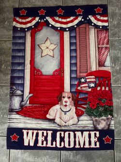 Welcome flags $5 each