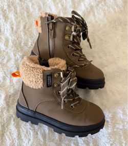 Kids Waterproof Lace Up Boots