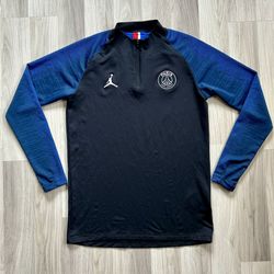 Paris Saint Germain PSG Nike Air Jordan Qtr Zip Pullover Jacket Men’s Medium. Excellent Condition, See All Pics 