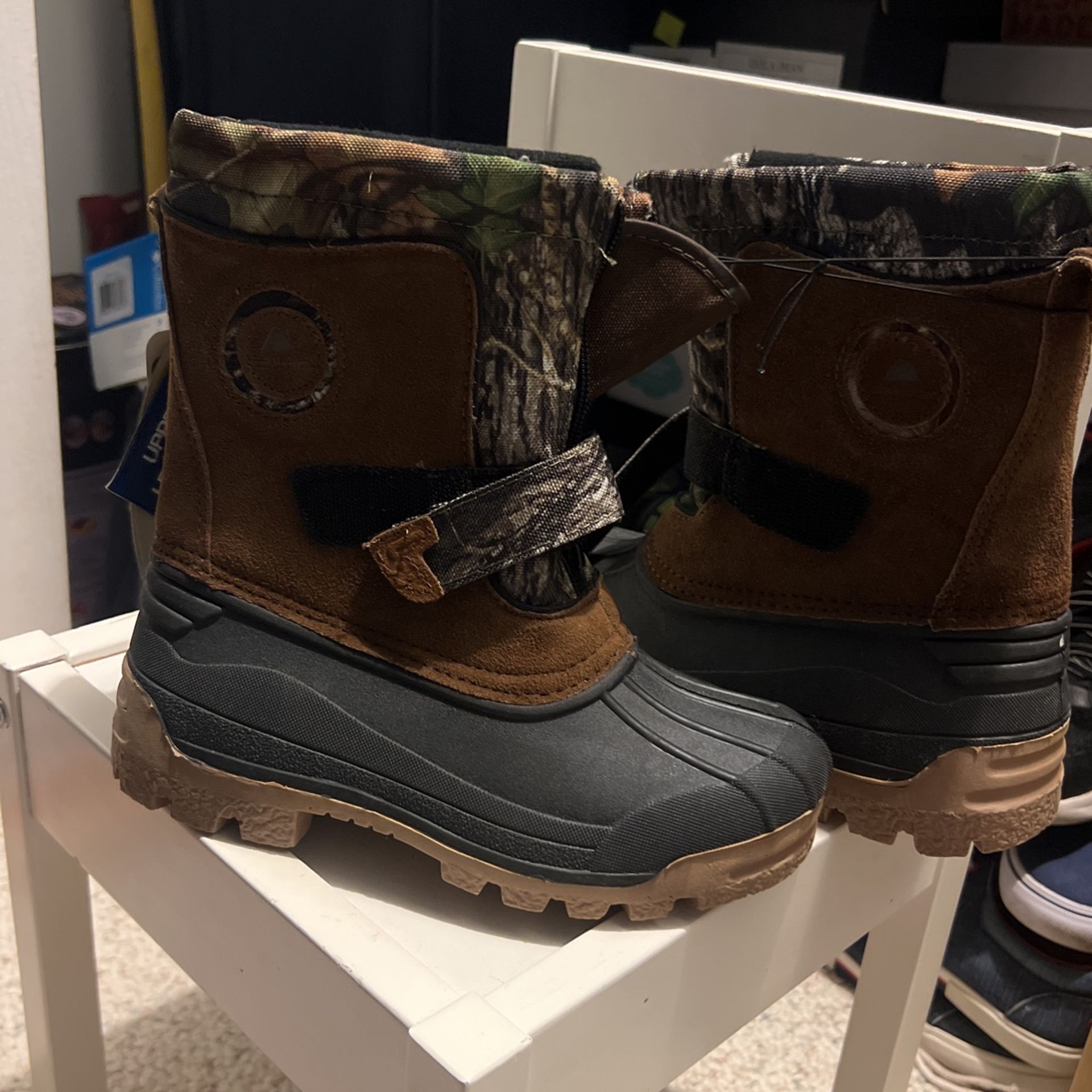 Boys Snow Boots Brand Mossy Oak 