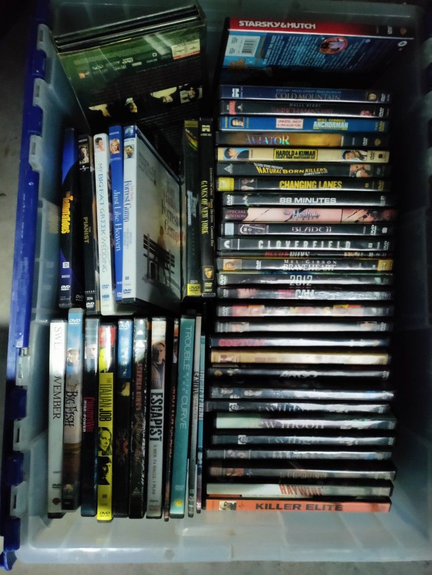 DVD'S 200+VCR INCLUDED TOP RATED