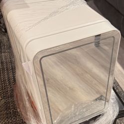 Mini Fridge with Mirror Door & Adjustable LED Lights - 8L Cosmetic Skincare Fridge for Bedroom,Dorm,Mini Car Refrigerator Portable Quiet Cooling,Gift 