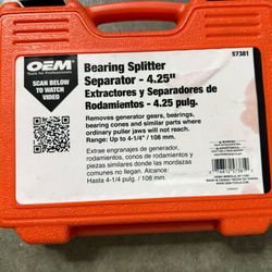 OEM Bearing Splitter Separator 4.25”