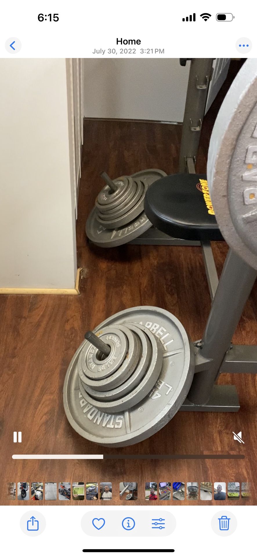 Olympic Weight Set With Bench