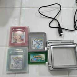 Gameboy SP Pokemon Authentic Lot