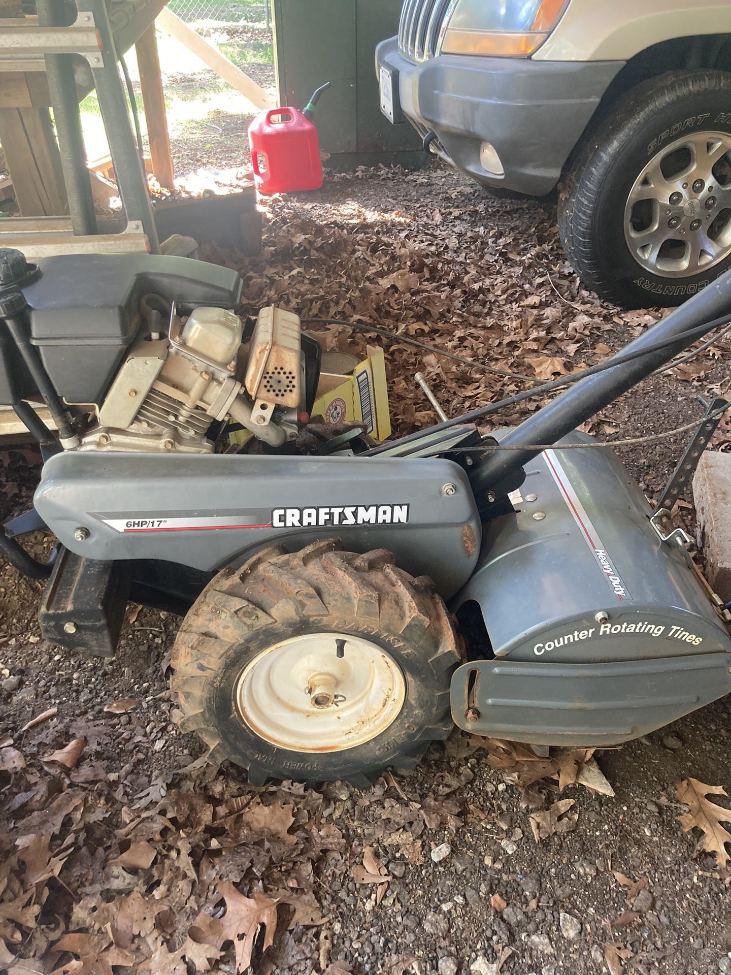 Craftsman 17 Inch 6 HP Rear Tine tiller