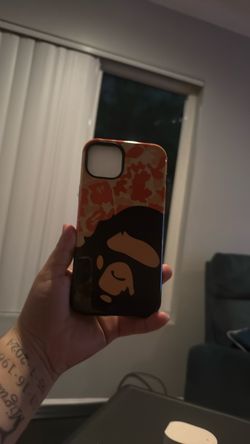 BAPE Ape Head Protective Smartphone Cover for iPhones 15 plus