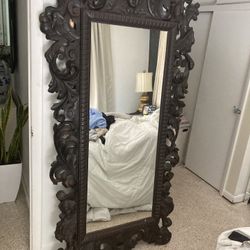 Real Wood Mirror