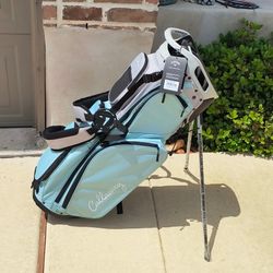Callaway Fairway 14 Golf Stand Bag In Surfspray / Silver Color Scheme. New Open Box Item