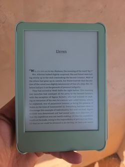 Brand new Kindle in Matcha color