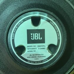 JBL 2241H Subwoofer 