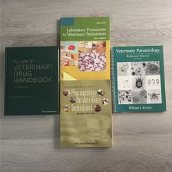 Textbooks for veterinary technician