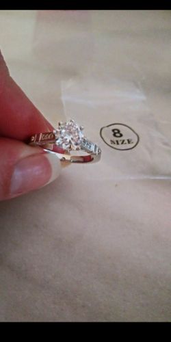 Pretty silver s925 s8 ring