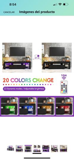 TV Stand with LED lights Brand New