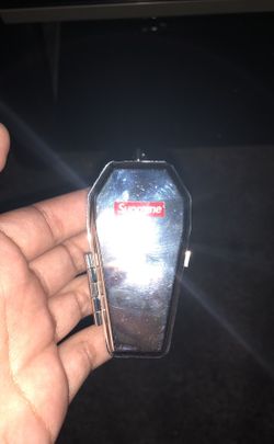 Supreme coffin keychain