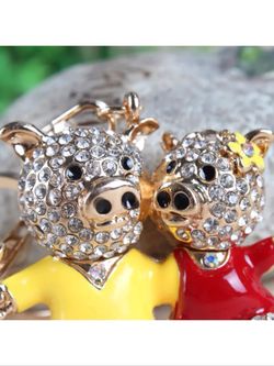 Pig keychain